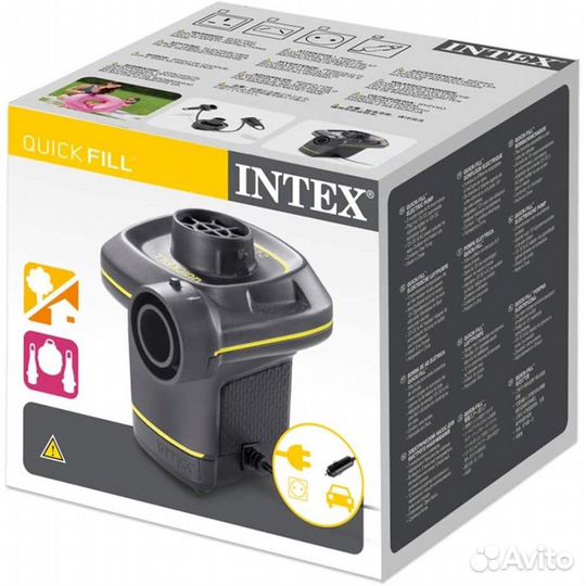 Насос электрический для матраса интекс intex