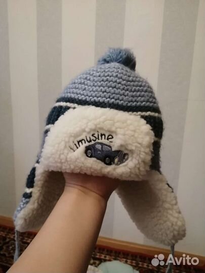 Шапка для мальчика 46 48