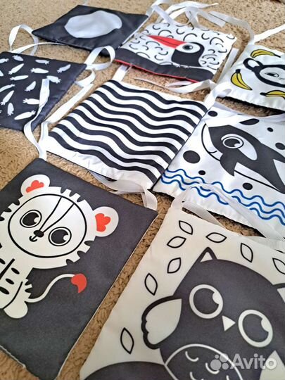 Карточки домана подвесные тканевые