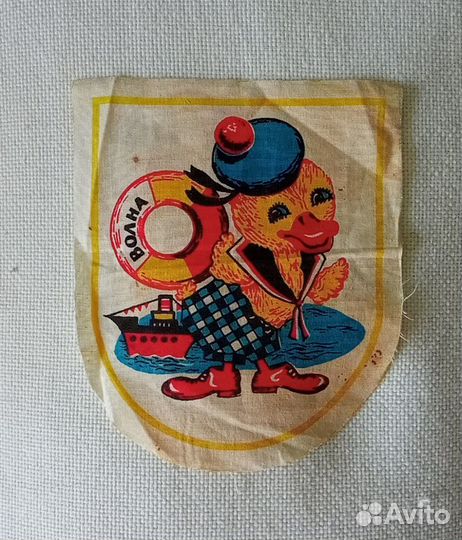 Эмблема, нашивка детская, 4шт.+1шт.,СССР, этикетка