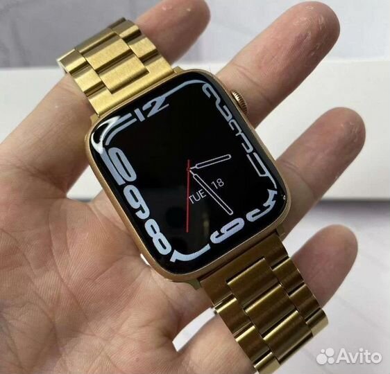 Apple Watch 7 блочный ремешок