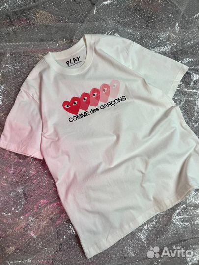 Футболка ami paris / Comme des Garçons