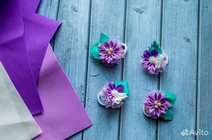 Резинки для волос ручной работы