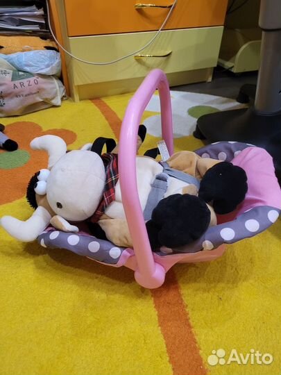 Автолюлька переноска для игрушек (кукол)