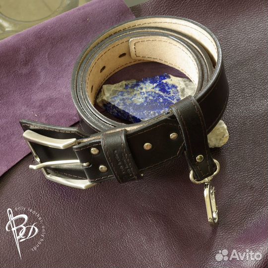 Кожаный ремень, ремень из кожи, handmade