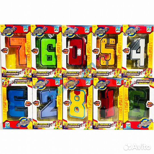 Цифры трансформеры