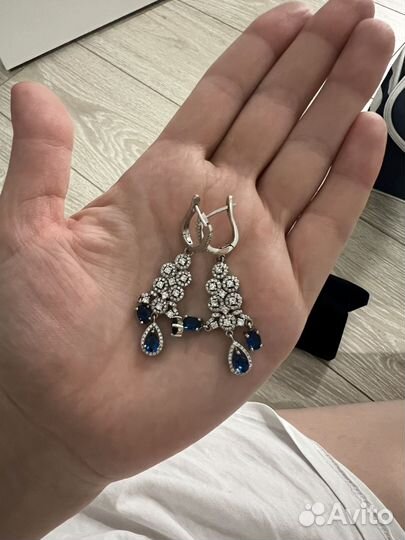 Серебряные серьги