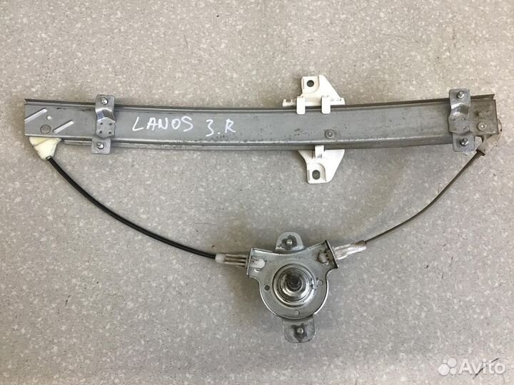 Стеклоподъемник механ. задний правый Chevrolet Lan