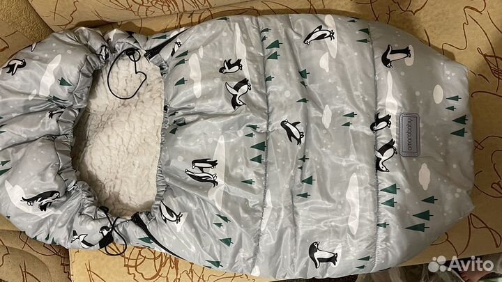 Зимний теплый конверт amarobaby