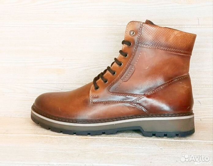 Рр 42 Ботинки мужские зимние Alessio Nesca Кожа