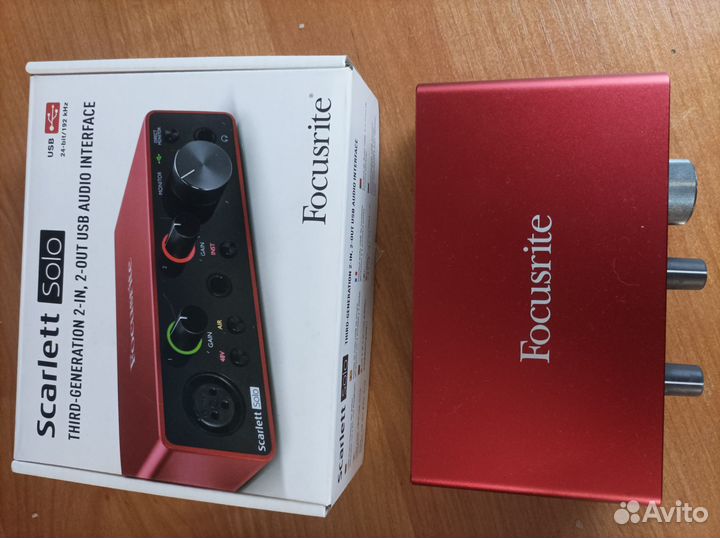 Focusrite scarlett solo 3rd gen