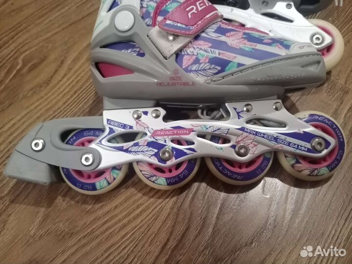 Роликовые коньки детские раздвижные