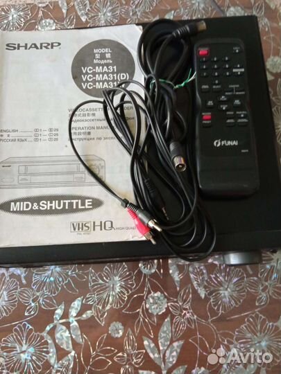 Видеомагнитофон sharp
