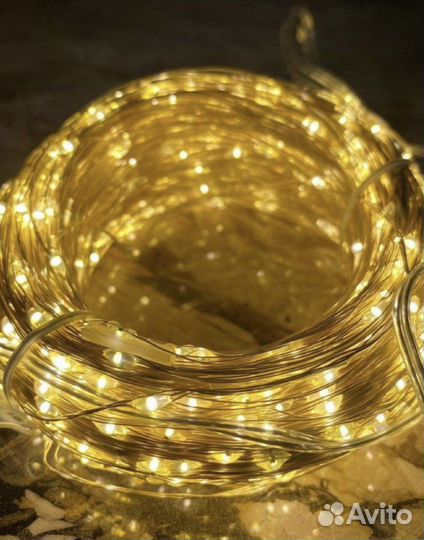 Гирлянда нить роса