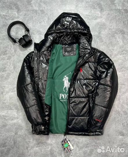 Современная глянцевая куртка от Polo