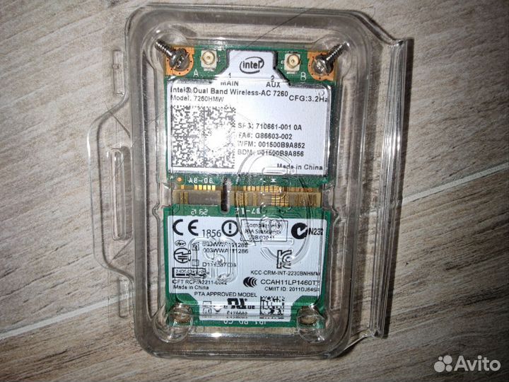 Wi-Fi адаптер Intel AC-7260