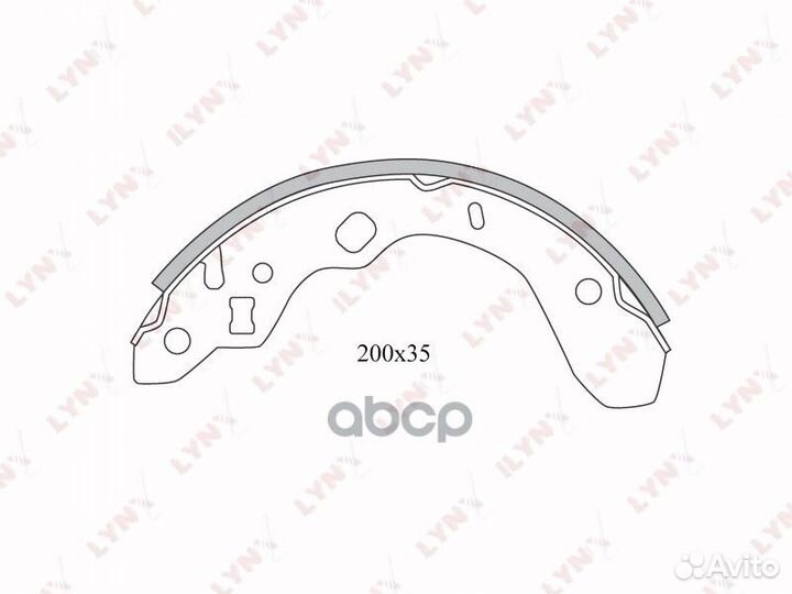 Колодки тормозные барабанные зад mazda 323