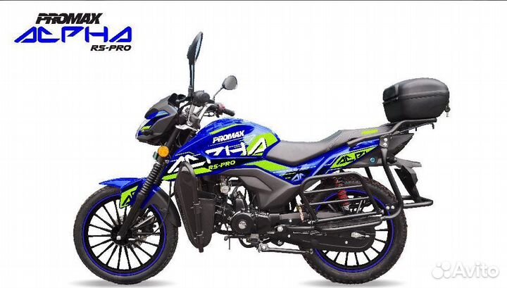 Мопед promax alpha RS-PRO 150 (49) синий