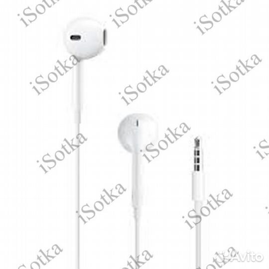 Наушники Apple Earpods 3.5 мм с микрофоном (белый)
