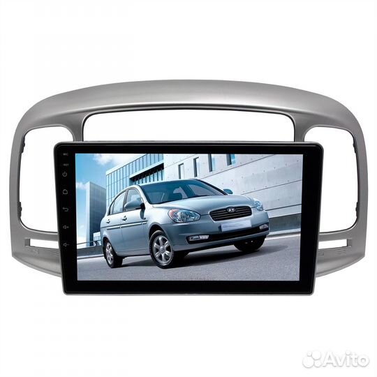 Штатная магнитола для Hyundai Verna 2006-09, Accen