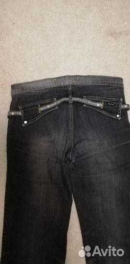 Джинсы клёш в хорошем состоянии