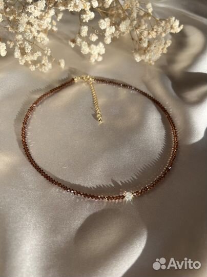 Колье чокер нить браслет Swarovski оригинал