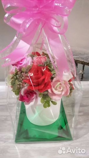 Букет цветов из мыла