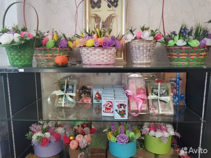 Подарки новогодние из мыла ручной работы