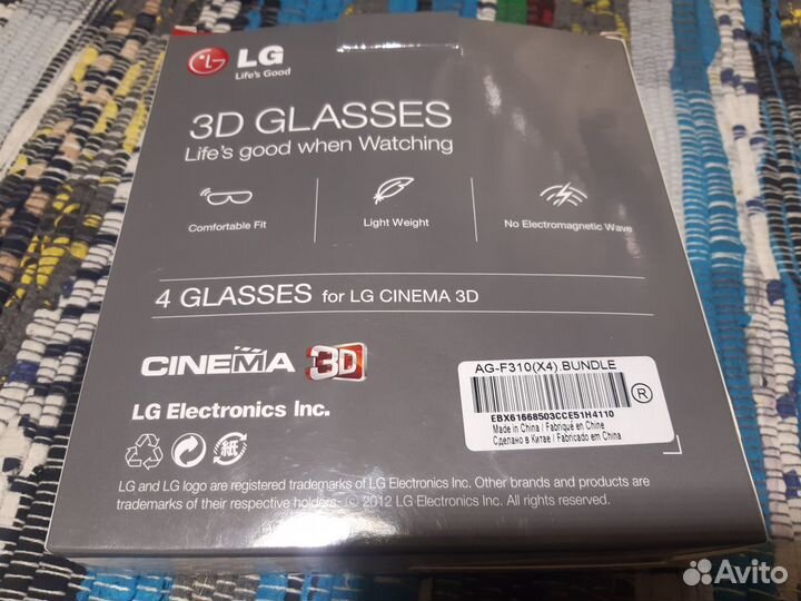 3D очки LG AG-F310
