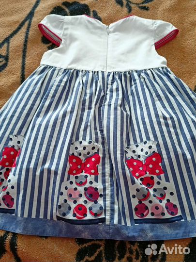 Детское нарядное платье 86