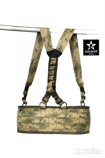 Пояс комплект с кап, бр1, лямки, цв. Мох