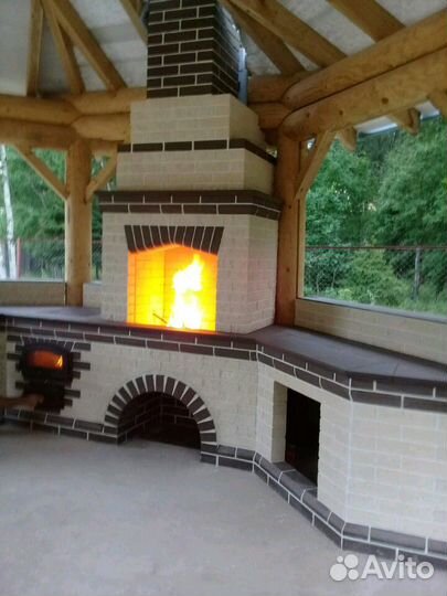 Печи, камины, барбекю.Монтаж сэндвич дымоходов