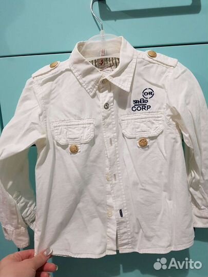 Детский пиджак и рубашка