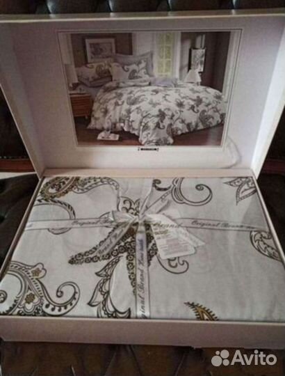 Постельное белье полуторка,сатин бренд kenzo