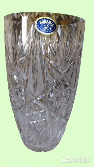 Хрустальная ваза Bohemia Чехия