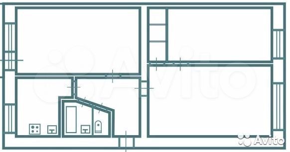 Планировка квартир брежневка 3 комнатная