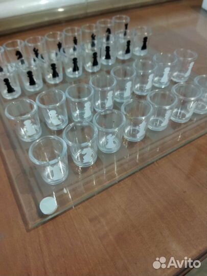 Шахматы рюмки