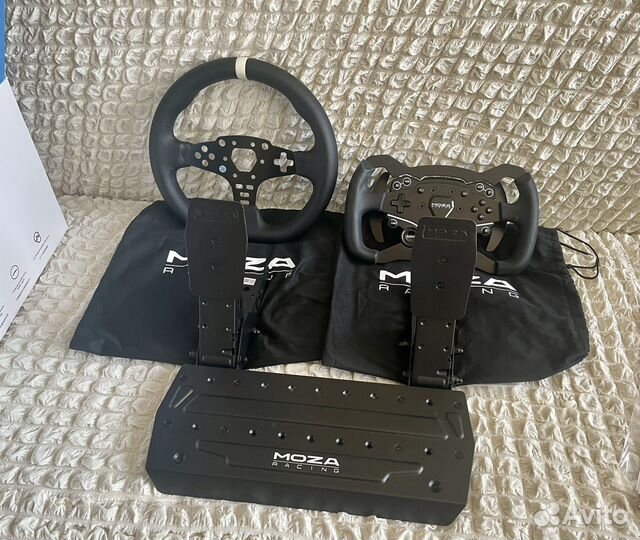 Комплект Moza r5 + штурвал moza