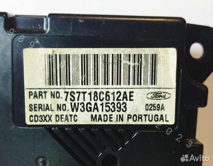 Блок климата ford mondeo 4 дорестайл