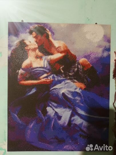 Картина из алмазной мозаики продам 3000т