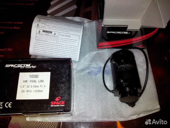 Объектив вариофокальный spacecom TV555DC