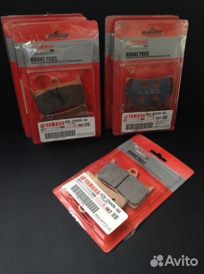 Оригинальные тормозные колодки Yamaha YZF R1