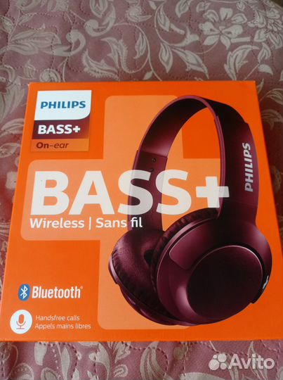 Беспроводные наушники Philips Bass+ SHB3075