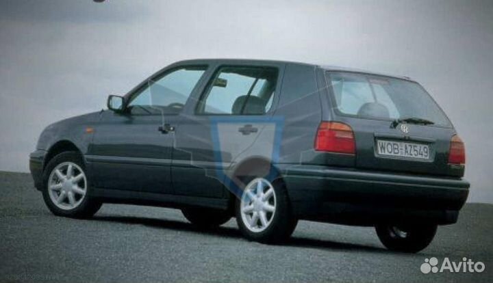 Порог левый Volkswagen Golf 3 (Polcar)