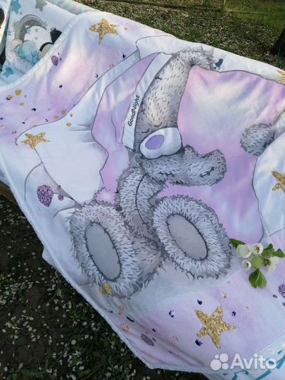 Детский Пледик, в кроватку, в коляску, на выписку