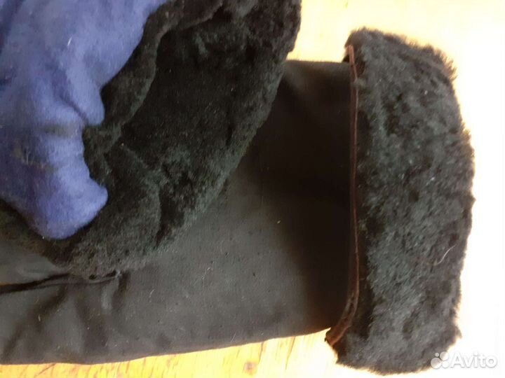 Рукавицы меховые с х/б верхом