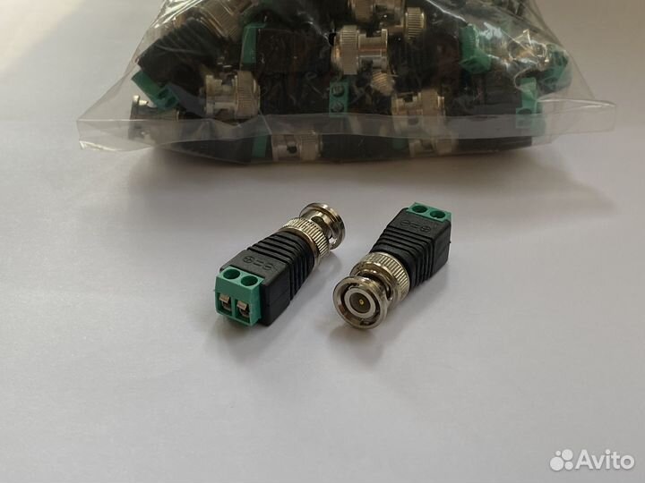 Разъемы BNC штекер с клеммной колодкой