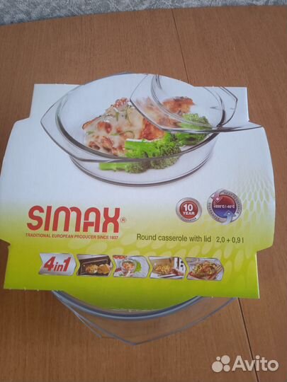 Стеклянная кастрюля для свч