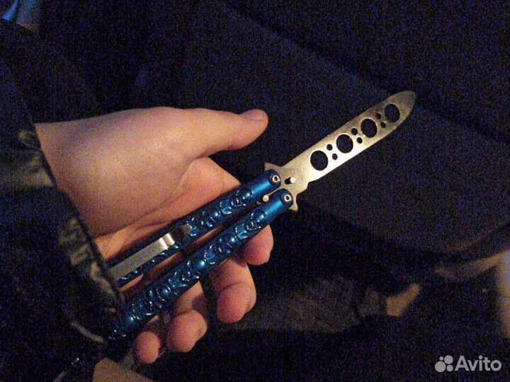 Тренировочный нож бабочка 2 шт новые