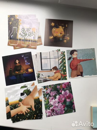 Открытки для посткроссинга 108 штук